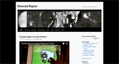 Desktop Screenshot of emeraldraptor.com